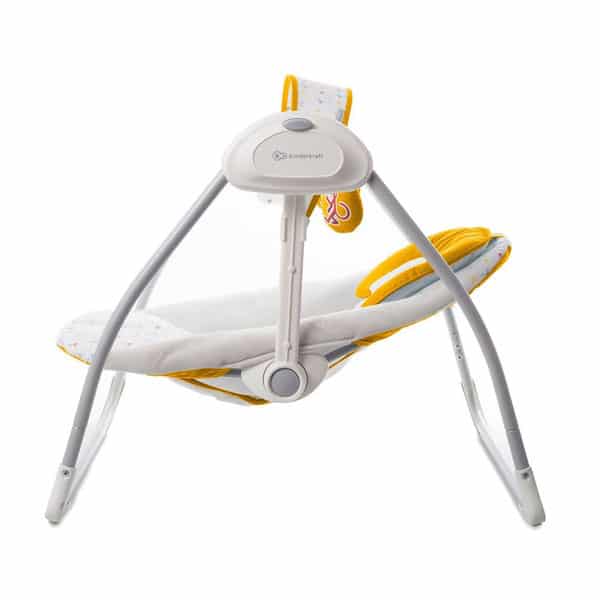 Leagan portabil 2 in 1 NANI YELLOW cu conectare la priza Kinderkraft - imagine 3