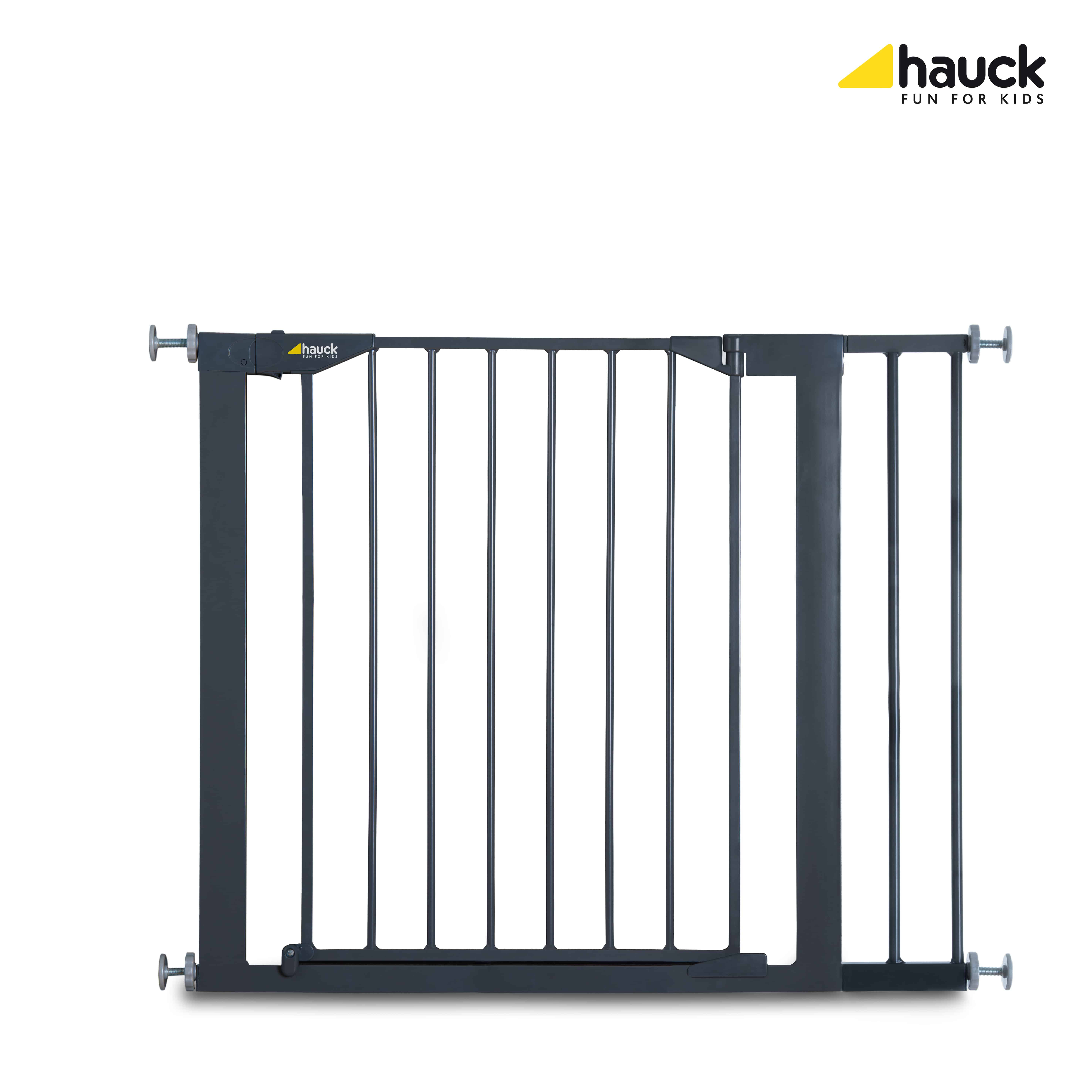 Poarta Siguranta cu Extensie Close'n Safe +14 cm Charcoal Hauck