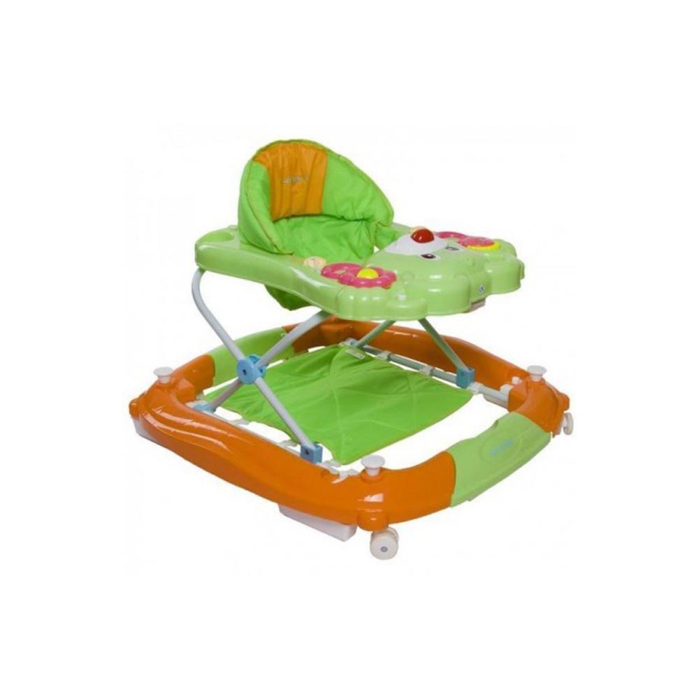 Premergator Ursulet cu sistem de balansare - Sun Baby - Orange cu Verde