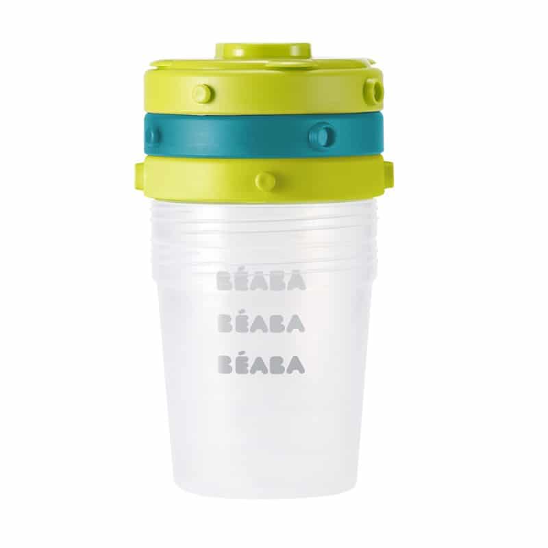 Set 6 recipiente ermetice pentru hrana (2X150ml, 2X300ml, 2X500ml) Beaba - imagine 2