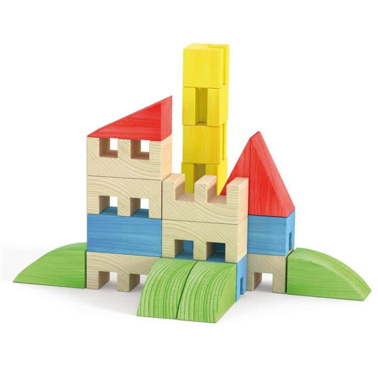 Joc Constructie Toytown 22 piese Quercetti - imagine 3