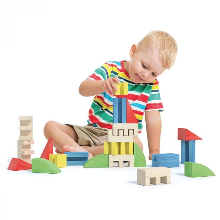 Joc Constructie Toytown 22 piese Quercetti - imagine 4