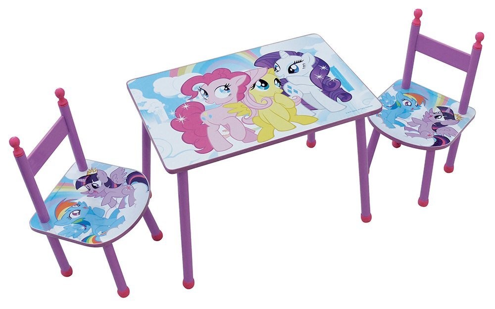 Set masuta si 2 scaunele My Little Pony Fun House