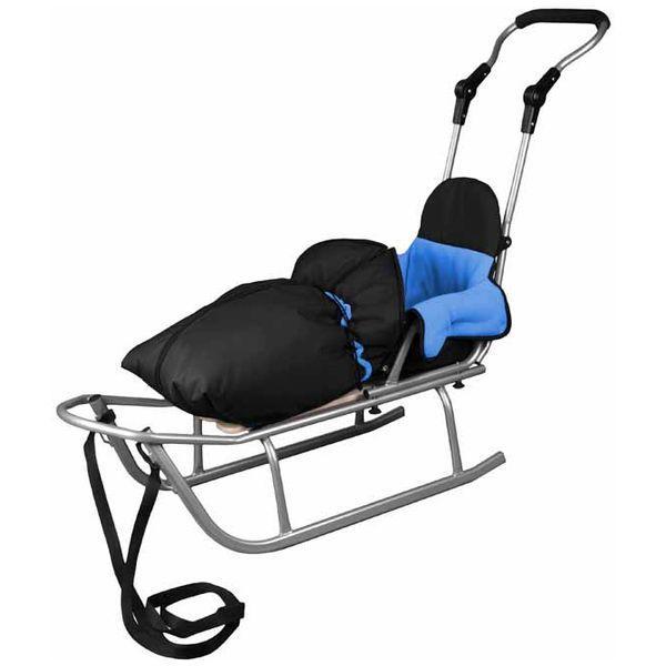 Sanie Rider Plus cu Sac de iarna Speedy Albastru - Baby Dreams