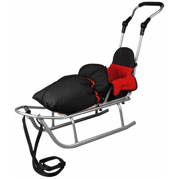 Sanie Rider Plus cu Sac de iarna Speedy Rosu - Baby Dreams
