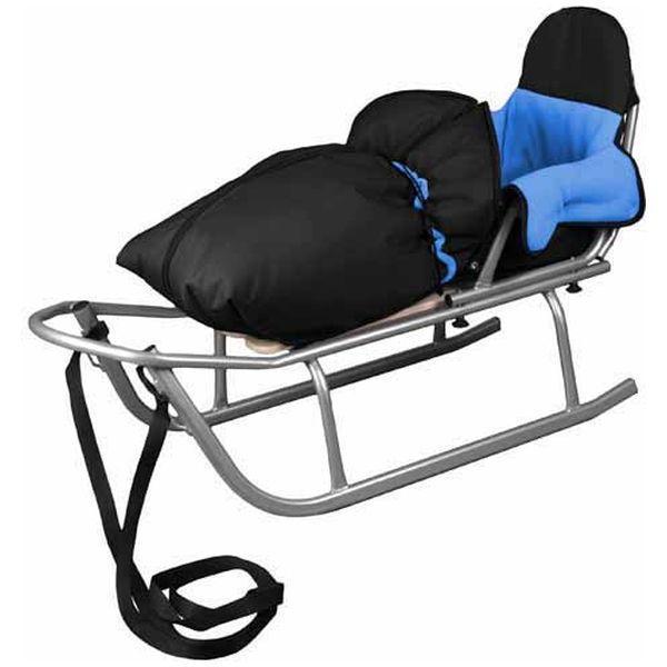 Sanie Rider cu Sac de iarna Speedy Albastru - Baby Dreams