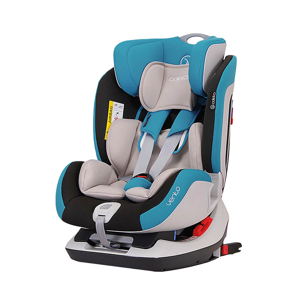Scaun auto Vento cu ISOFIX si Top-Tether 0-25 kg Turcoaz Coletto