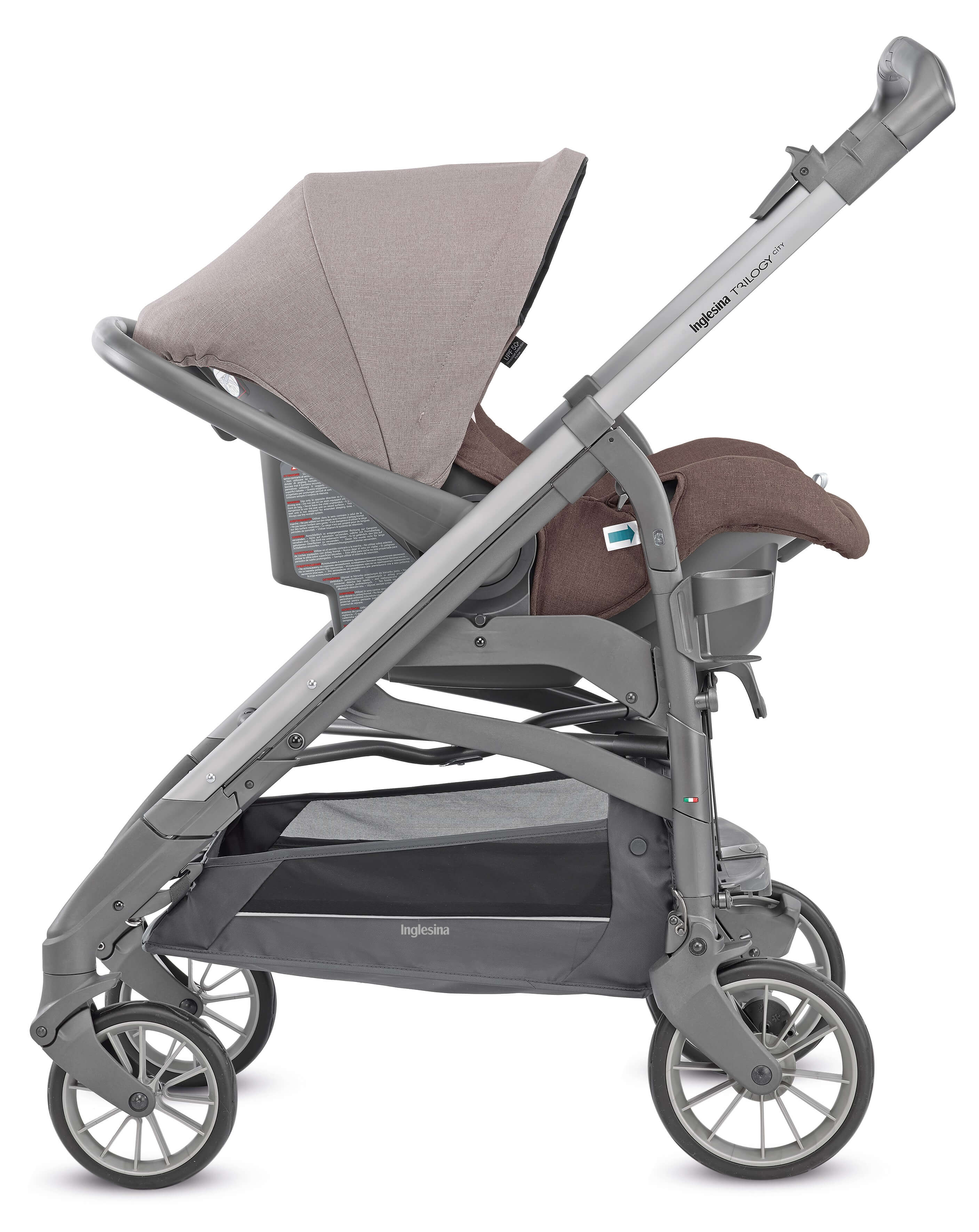 CARUCIOR 3 IN 1 TRILOGY QUATTRO INGLESINA IMPERIAL BLUE - imagine 6