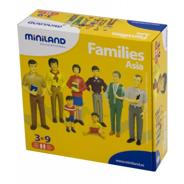 Figurine familie asiatica Miniland - imagine 2