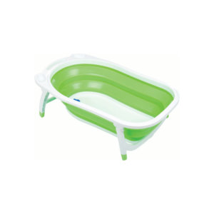 Cadita pliabila cu termometru Dori verde - Fillikid