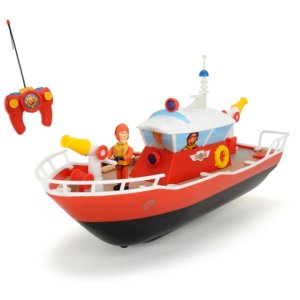 Barca Dickie Toys Fireman Sam Titan cu telecomanda si figurina Sam