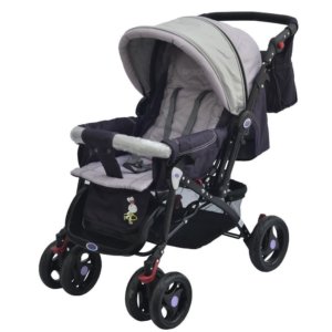 Carucior cu maner reversibil DHS Elements violet