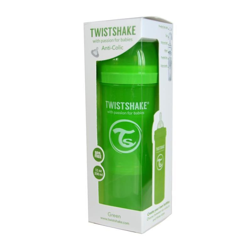 Biberon Twistshake Anti - Colici 330 ml Alb - imagine 3