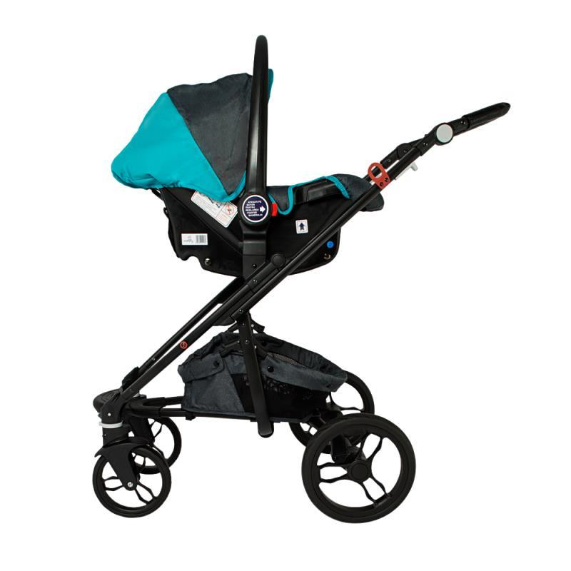 Carucior modular 3 in 1 DHS Arrow albastru - imagine 7