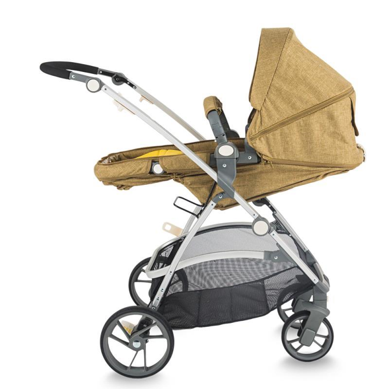Carucior transformabil 3 in 1 COCCOLLE Sereno caramiziu - imagine 18