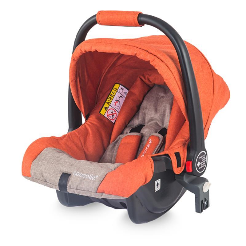 Carucior transformabil 3 in 1 COCCOLLE Sereno caramiziu - imagine 19