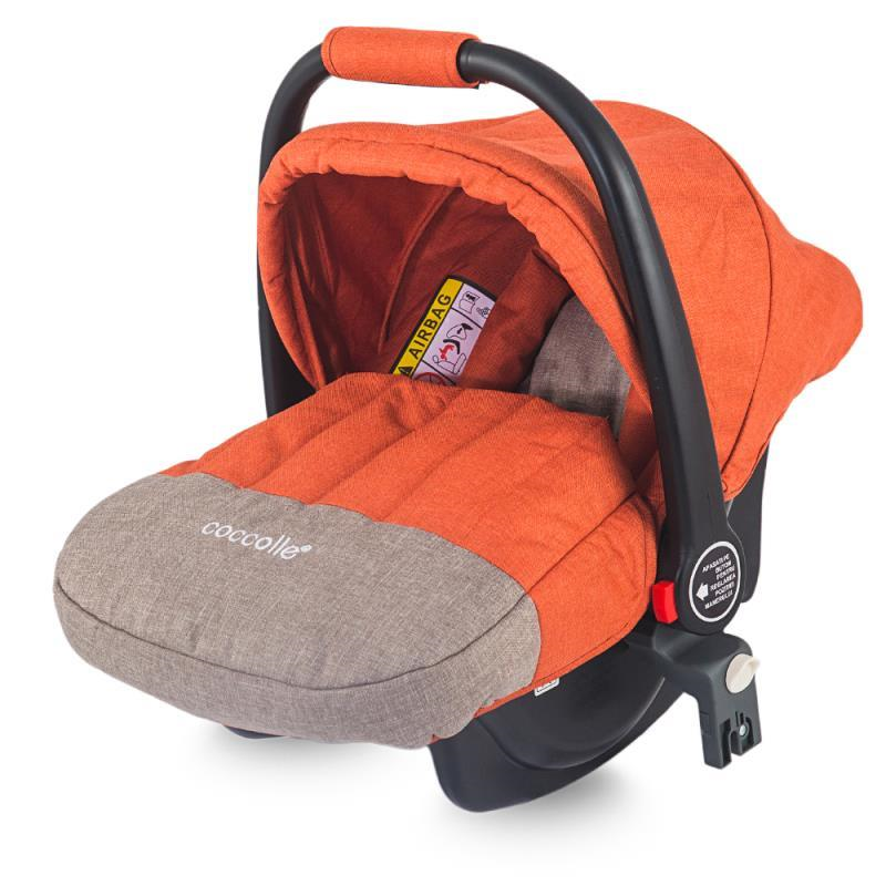 Carucior transformabil 3 in 1 COCCOLLE Sereno caramiziu - imagine 20