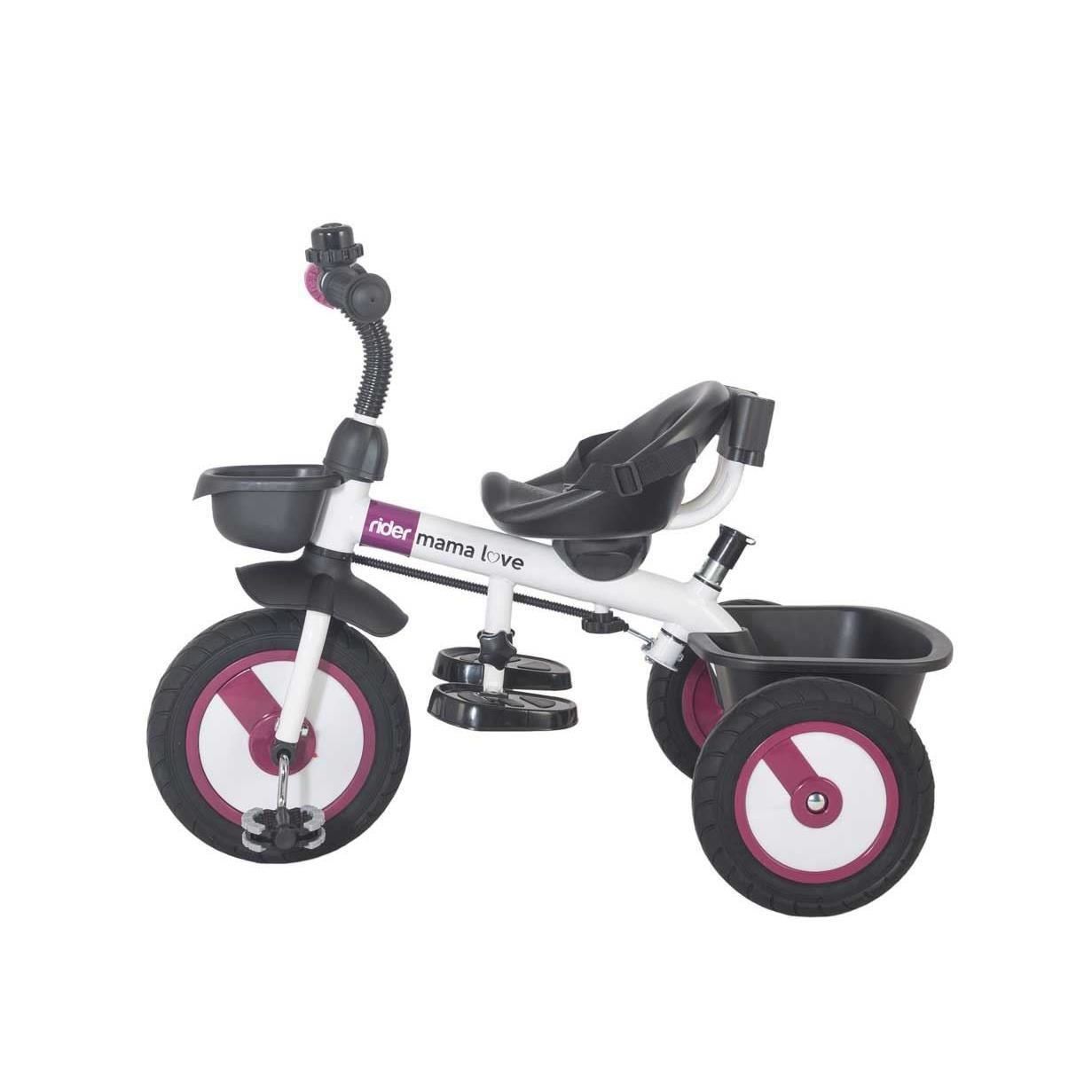 Tricicleta multifunctionala MamaLove Rider Albastru - imagine 5