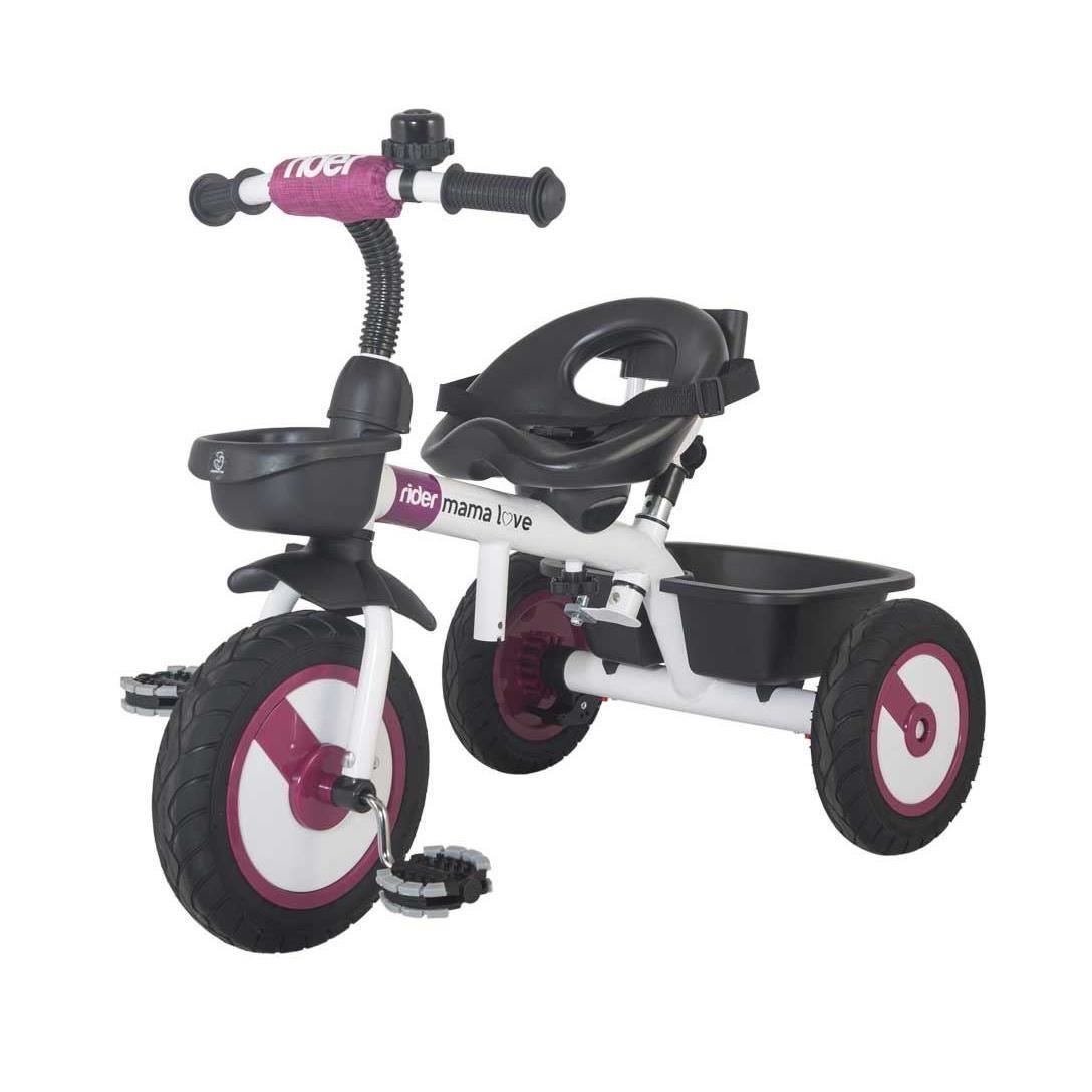 Tricicleta multifunctionala MamaLove Rider Albastru - imagine 7