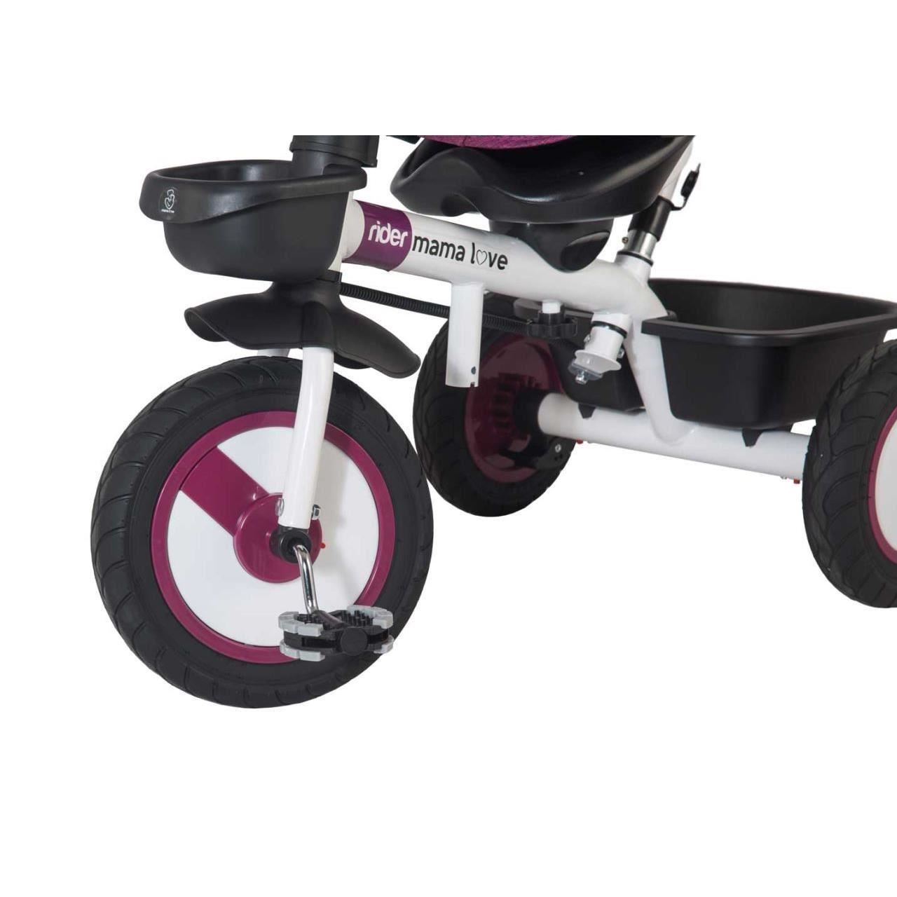 Tricicleta multifunctionala MamaLove Rider Albastru - imagine 9