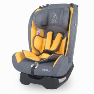 Scaun auto grupa 0-36 kg MamaLove Infinity Galben