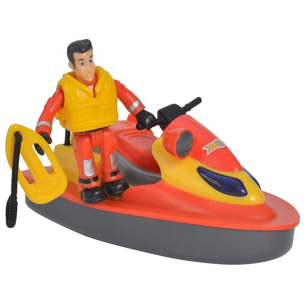 Jet Sky Simba Fireman Sam Juno cu figurina si accesorii - imagine 6