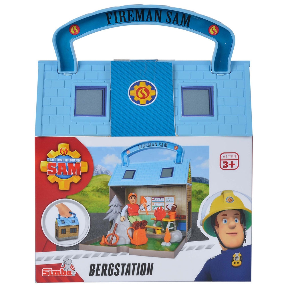 Jucarie Simba Statie montana Mountain Activity Centre Fireman Sam Bergstation cu 2 figurine si accesorii - imagine 4