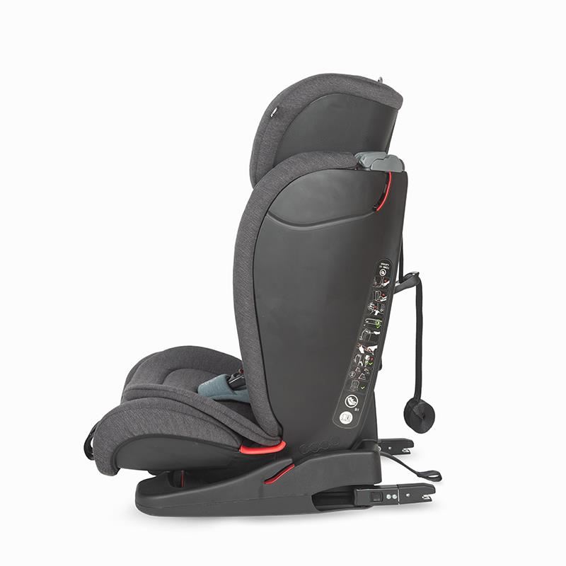 Scaun auto cu Isofix grupa 9-36 kg Elara Raven Gray - imagine 4