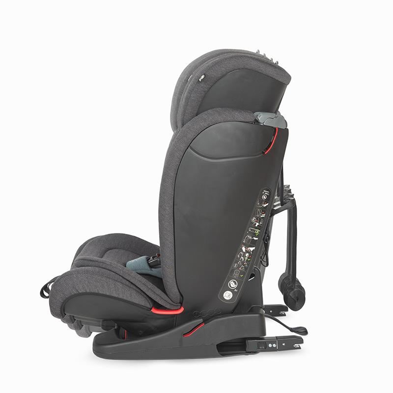 Scaun auto cu Isofix grupa 9-36 kg Elara Raven Gray - imagine 7