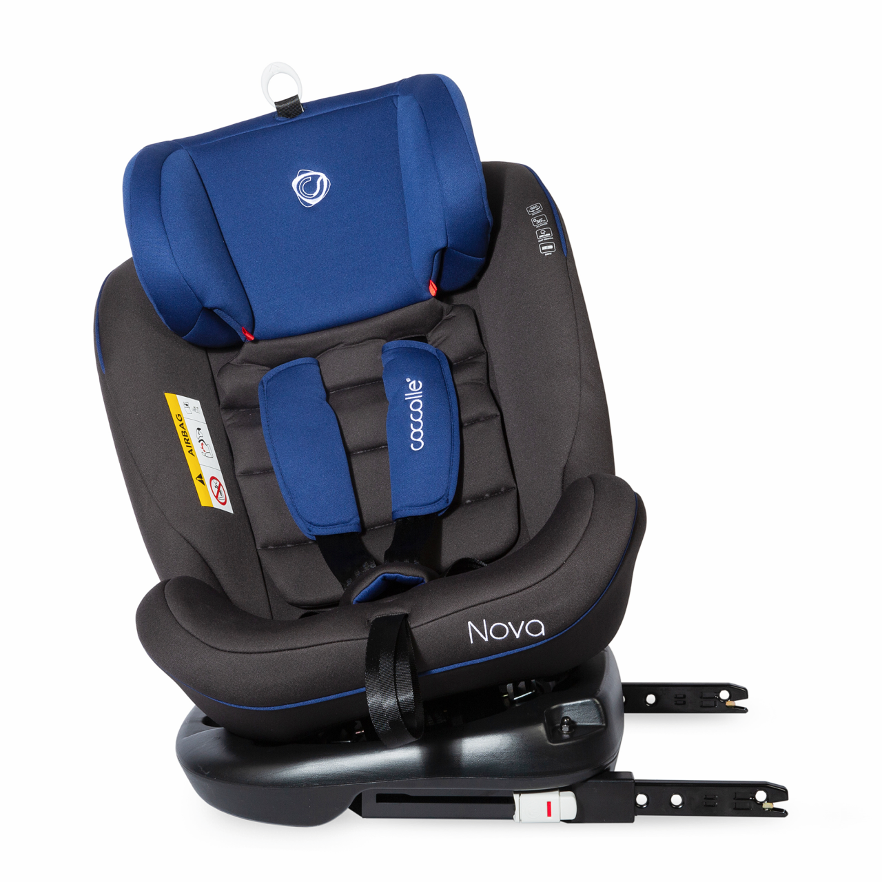 Scaun auto rotativ cu Isofix grupa 0-36 kg Nova Albastru - imagine 11