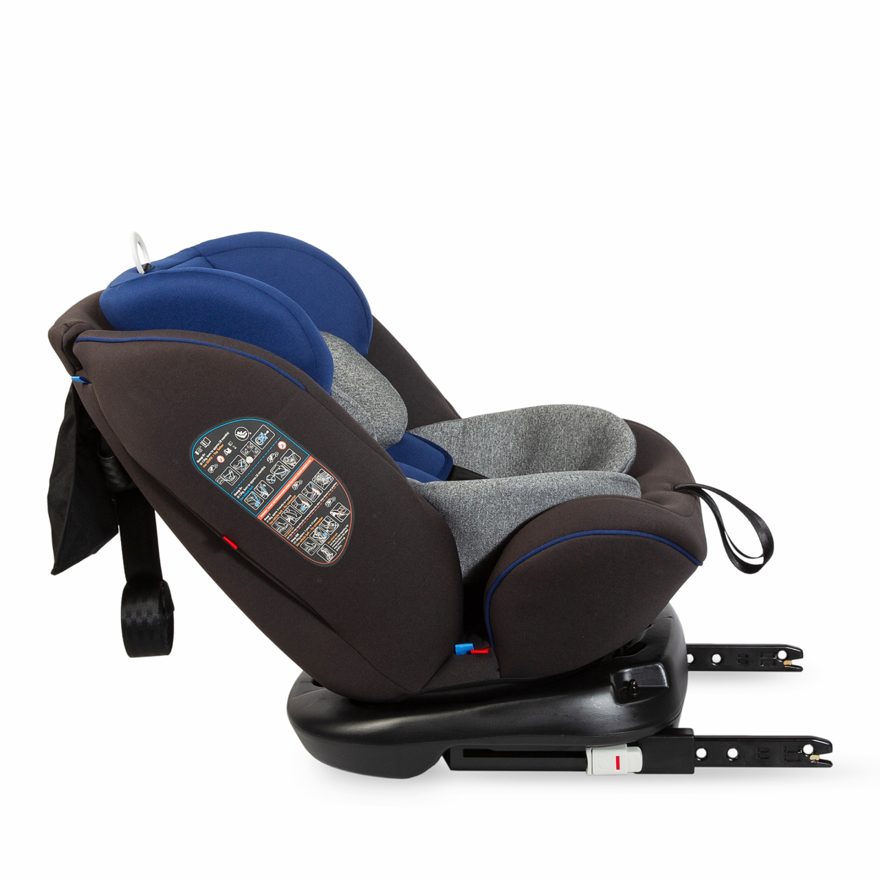 Scaun auto rotativ cu Isofix grupa 0-36 kg Nova Albastru - imagine 4