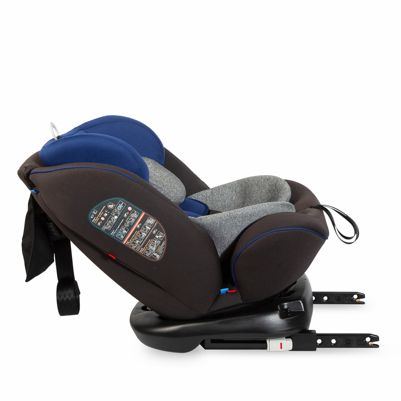 Scaun auto rotativ cu Isofix grupa 0-36 kg Nova Albastru - imagine 5
