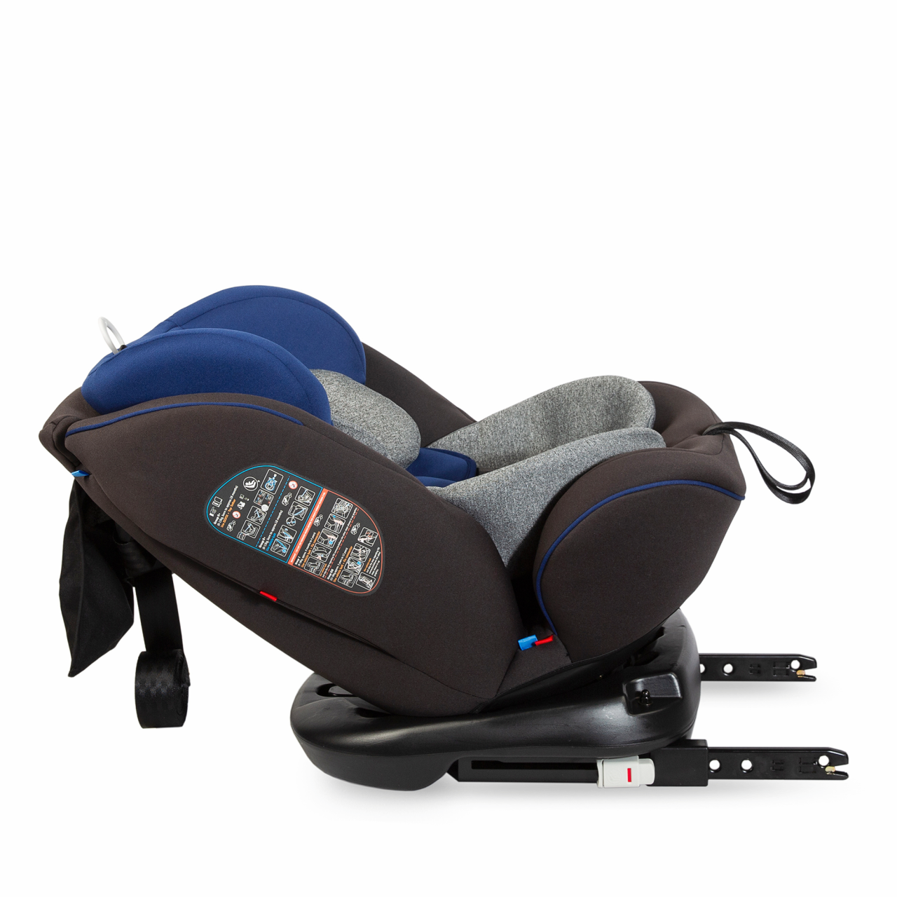 Scaun auto rotativ cu Isofix grupa 0-36 kg Nova Albastru - imagine 6