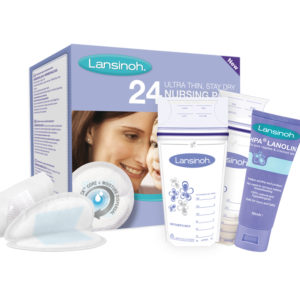 Pachet Promo Tampoane san x 24 buc + Crema pentru mameloane HPA Lanolin 10ml + Pungi de stocare x25 buc