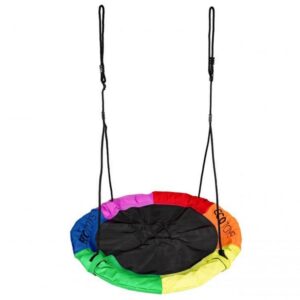 Leagan de gradina Ecotoys BOC110 pentru copii, 110 cm, multicolor