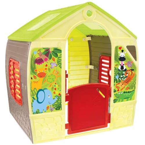 Casuta de Joaca cu Usi si Ferestre Functionale Happy House Mochtoys