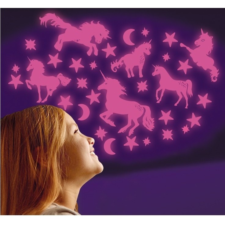 Stele roz si unicorni fosforescenti The Original Glowstars Company B8626 - imagine 3