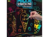 Caiet A4 Fise Razuibile Magical Scratch Pad Grafix GR220009